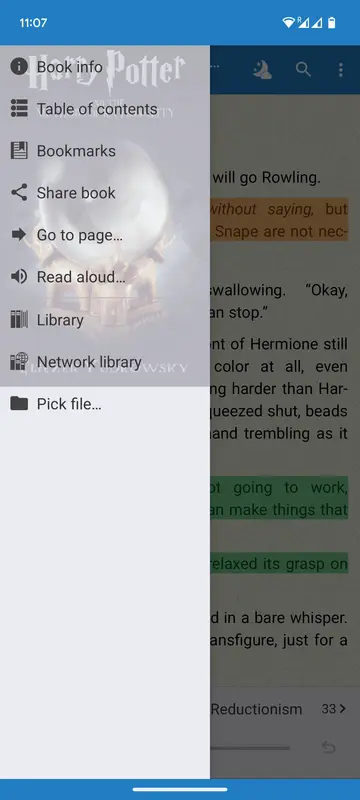 iOS 版 FBReader 界面与书签管理